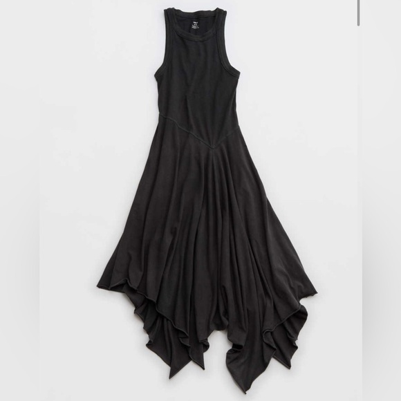 Aerie Tank Asymmetric Midi Dress - Picture 2 of 6
